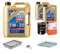 MAHLE Controllo Set 7 L Liqui Moly LONGLIFE III 5W-30 Per Honda CR-V I 2.0