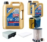 Mahle Controllo Set 7 L Liqui Moly Longlife III 5W-30 per VW Di Touareg 3.0