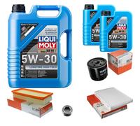 MAHLE Controllo Set 7 L Liqui Moly Longtime 5W-30 Per Fiat Punto 1.2 60