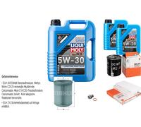 MAHLE Controllo Set 7 L Liqui Moly Longtime 5W-30 Per Honda CR-V II 2.0