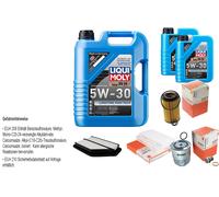 MAHLE Controllo Set 7 L Liqui Moly Longtime 5W-30 Per Honda CR-V II 2.2 CTDI