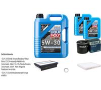 MAHLE Controllo Set 7 L Liqui Moly Longtime 5W-30 Per Hyundai Kona 1.0 T-GDi