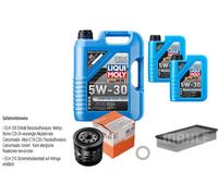 MAHLE Controllo set 7 L Liqui Moly Longtime 5W-30 per Scatola Di Transito Ford