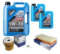 MAHLE Controllo Set 7 L Liqui Moly Longtime 5W-30 Per Volvo V40 Kombi 1.8