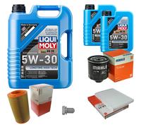 MAHLE Controllo Set 7 L Liqui Moly Longtime 5W-30 Per VW Polo Classic 75 1.6