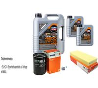 MAHLE CONTROLLO SET 7 L LIQUI MOLY TOP TEC 4200 5W-30 Per Audi 90 2.3 E 20V