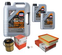 MAHLE Controllo Set 7 L LIQUI MOLY Top Tec 4200 5W-30 Per BMW X3 xDrive25i
