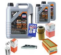 MAHLE Controllo Set 7 L Liqui Moly Top Tec 4210 0W-30 Per Audi A3 Sportback