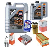 MAHLE Controllo Set 7 L Liqui Moly Top Tec 4210 0W-30 Per Audi A3 Sportback