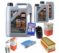 MAHLE Controllo Set 7 L Liqui Moly Top Tec 4210 0W-30 Per Audi A3 Sportback