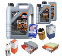 MAHLE Controllo set 7 L Liqui Moly Top Tec 4210 0W-30 per Audi A3 Sportback