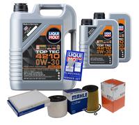 MAHLE Controllo Set 7 L Liqui Moly Top Tec 4210 0W-30 Per Audi A4 Avant 2.0