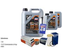 Mahle Controllo Set 7 L Liqui Moly Top Tec 4210 0W-30 per Audi A6 2.0 TFSI