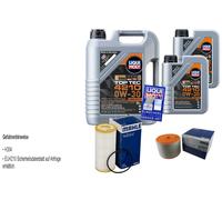 Mahle Controllo Set 7 L Liqui Moly Top Tec 4210 0W-30 per Audi A6 Avant 1.8