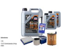 Mahle Controllo Set 7 L Liqui Moly Top Tec 4210 0W-30 per Audi Q5 40 Tdi
