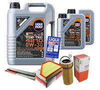 MAHLE Controllo set 7 L Liqui Moly Top Tec 4210 0W-30 per BMW 3 Touring