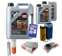 MAHLE Controllo Set 7 L Liqui Moly Top Tec 4210 0W-30 Per BMW 5er Touring
