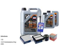 Mahle Controllo Set 7 L Liqui Moly Top Tec 4210 0W-30 per Mazda CX-3 2.0