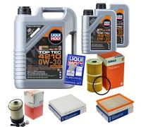 MAHLE Controllo set 7 L Liqui Moly Top Tec 4210 0W-30 per Nissan NP300