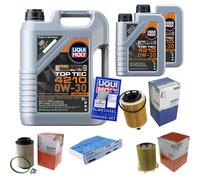 Mahle Controllo Set 7 L Liqui Moly Top Tec 4210 0W-30 per VW Caddy Di