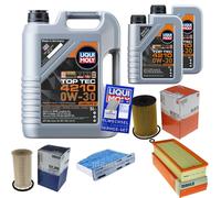 Mahle Controllo Set 7 L Liqui Moly Top Tec 4210 0W-30 per VW Caddy IV Combo