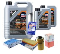 MAHLE Controllo set 7 L Liqui Moly Top Tec 4210 0W-30 per VW Golf VI 2.0 GTI