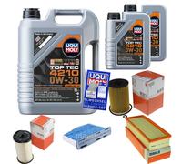 MAHLE Controllo Set 7 L Liqui Moly Top Tec 4210 0W-30 Per VW Tiguan 2.0 TDI