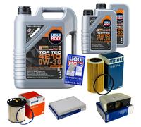 MAHLE Controllo Set 7 L Liqui Moly Top Tec 4210 0W-30 Per VW Touareg 3.0 TDI