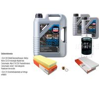 Mahle Controllo Set 7 L Liqui Moly Top Tec 4600 5W-30 per Audi Coupe 2.3 20V