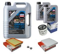 Mahle Controllo Set 7 L Liqui Moly Top Tec 4600 5W-30 per Opel Meriva Lettore Di