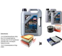 Mahle Controllo Set 7 L Liqui Moly Top Tec 4600 5W-30 per Renault Scenic II