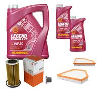 Mahle Controllo Set 7 L mannol 0W-20 Legend Formula C5 per BMW 3er 320i