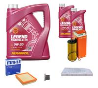 MAHLE Controllo Set 7 L MANNOL 0W-20 LEGEND Formula C5 Per BMW X3 xDrive20i