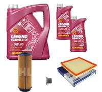 MAHLE Controllo Set 7 L MANNOL 0W-20 LEGEND Formula C5 Per BMW X4 M40i