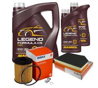 MAHLE Controllo Set 7 L MANNOL 0W-20 Legend Formula C5 Per Volvo XC60 D4 D3