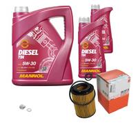 Mahle Controllo Set 7 L mannol 5W-30 Diesel Tdi per Honda Cr-V III 2.2i-DTEC