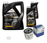 MAHLE Controllo Set 7 L MANNOL 5W-30 LONGLIFE Per Opel Frontera B 2.2i