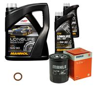 MAHLE Controllo Set 7 L MANNOL 5W-30 LONGLIFE Per Opel Monterey B E-Serie