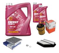 MAHLE Controllo Set 7 L MANNOL 5W-30 Per Honda CR-V III 2.2I-CTDI 4WD
