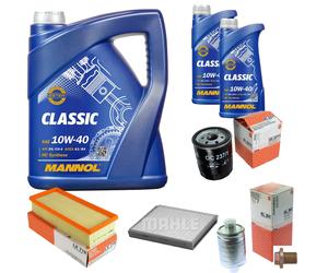 MAHLE Controllo Set 7 L MANNOL Classic 10W-40 Per Rover 45 1.6 1.8