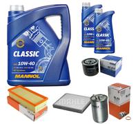 Mahle Controllo Set 7 L mannol Classic 10W-40 per Rover 45 Berlina