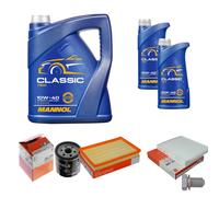MAHLE Controllo Set 7 L MANNOL Classic 10W-40 Per VW Fox 1.4