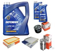 MAHLE Controllo Set 7 L MANNOL Defender 10W-40 Per Volvo V70 I 2.4 Turbo S70