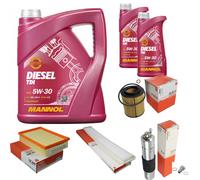 MAHLE Controllo Set 7 L MANNOL Diesel TDI 5W-30 Per BMW 3er Cabriolet 320 Ci