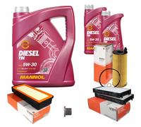 MAHLE Controllo Set 7 L MANNOL Diesel TDI 5W-30 Per BMW X5 xDrive30d