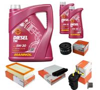 MAHLE Controllo Set 7 L MANNOL Diesel TDI 5W-30 Per Nissan Micra III 1.5 dCi