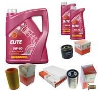 MAHLE Controllo Set 7 L MANNOL Elite 5W-40 Per Alfa Romeo 156 Sportwagon 1.9