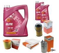 MAHLE Controllo Set 7 L MANNOL Elite 5W-40 Per Alfa Romeo Spider 3.2 JTS Q4