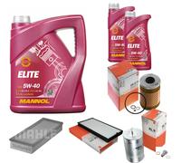 MAHLE Controllo Set 7 L MANNOL Elite 5W-40 Per BMW 7 Serie 735I iL 730I 5 Serie