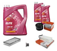 Mahle Controllo Set 7 L mannol Elite 5W-40 per Mitsubishi Space Star